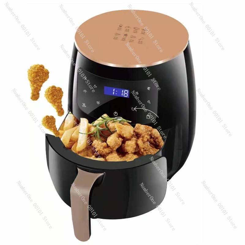Kitchen Appliances Electric - Аэрофритюрница 6 л, большая емкость, безмасляная,
